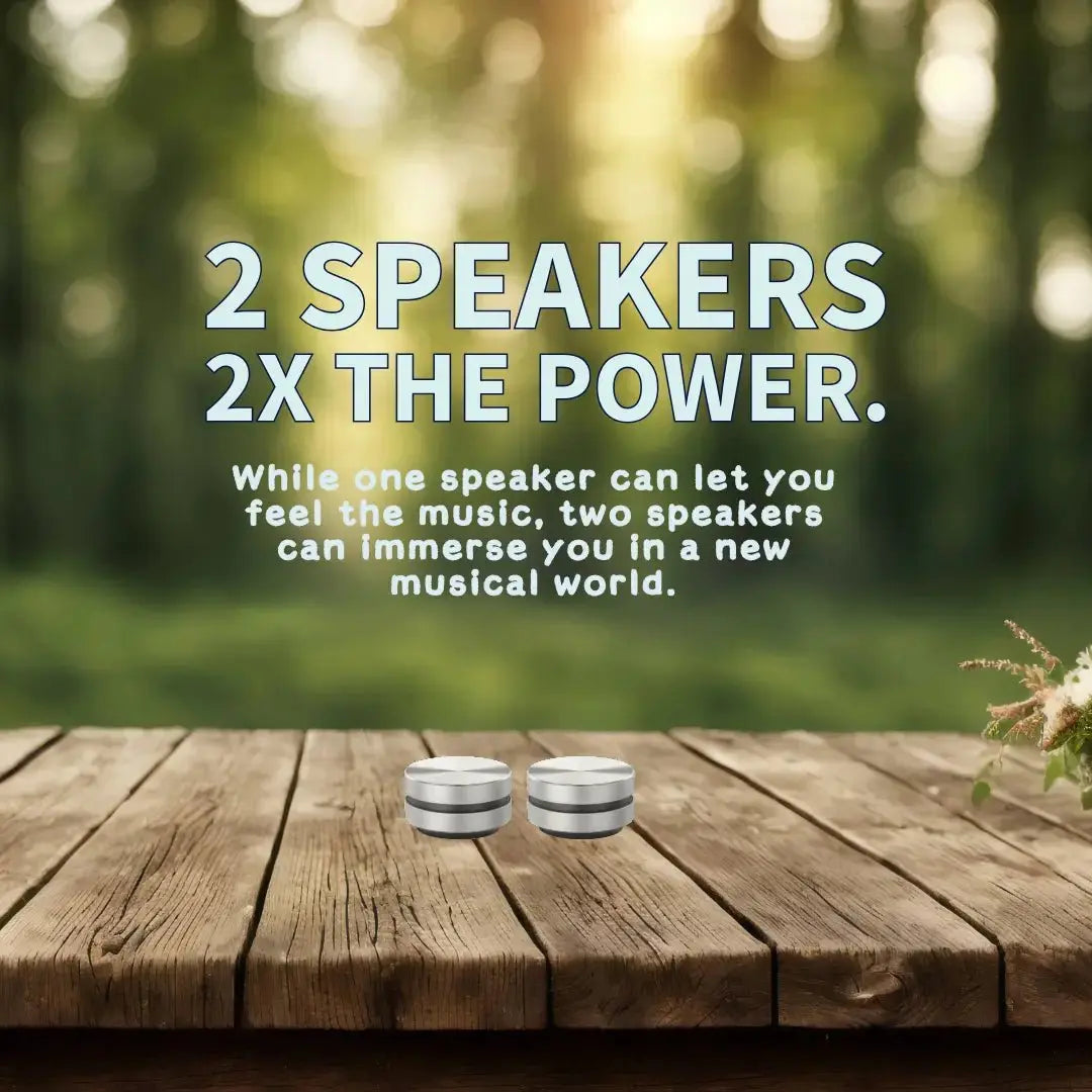 The ConductTune™ Bone Conduction Speaker: Turn anything into a speaker! Bluetooth 5.3, True Wireless Stereo, Compact Audio Device, Cheap Gifts, Musicians